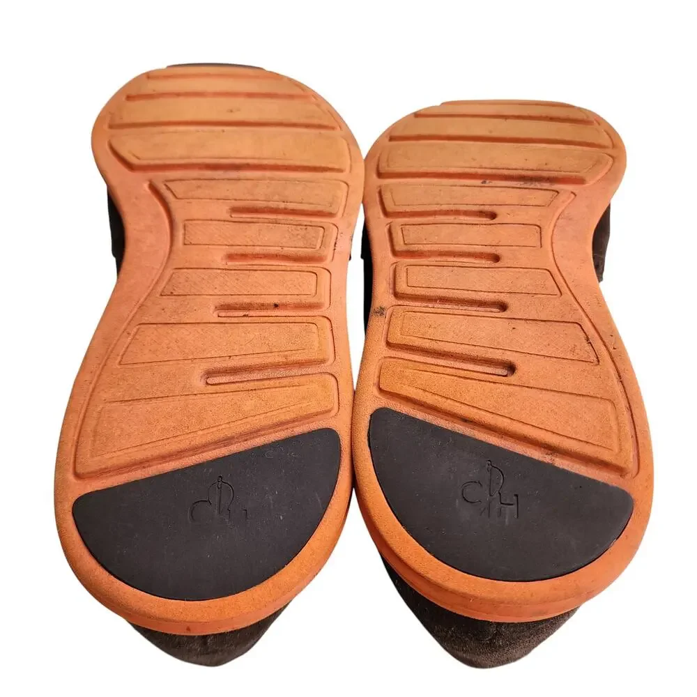 Cole Haan Mens Lunargrand Wingtip Suede‎ Oxford Shoes Size 10.5 Brown Orange
